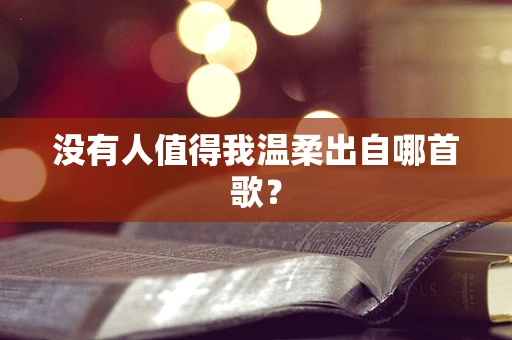 没有人值得我温柔出自哪首歌？