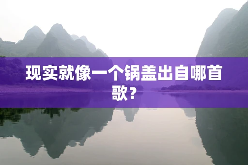 现实就像一个锅盖出自哪首歌？