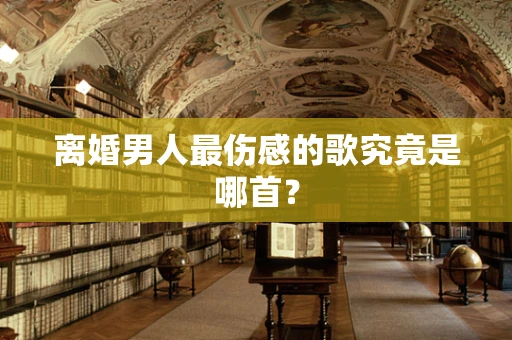 离婚男人最伤感的歌究竟是哪首？