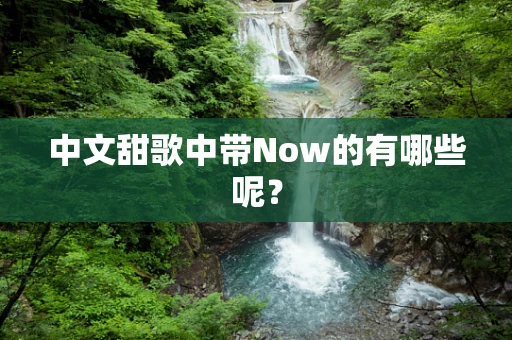 中文甜歌中带Now的有哪些呢？