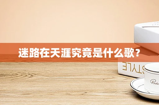 迷路在天涯究竟是什么歌？