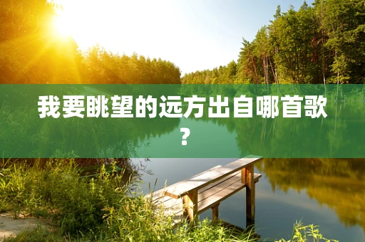 我要眺望的远方出自哪首歌？