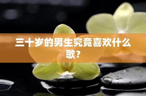 三十岁的男生究竟喜欢什么歌？
