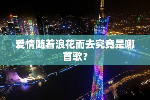 爱情随着浪花而去究竟是哪首歌？