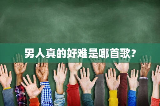 男人真的好难是哪首歌？