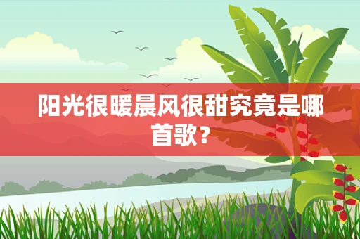 阳光很暖晨风很甜究竟是哪首歌？