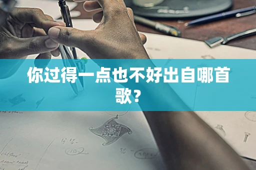 你过得一点也不好出自哪首歌？