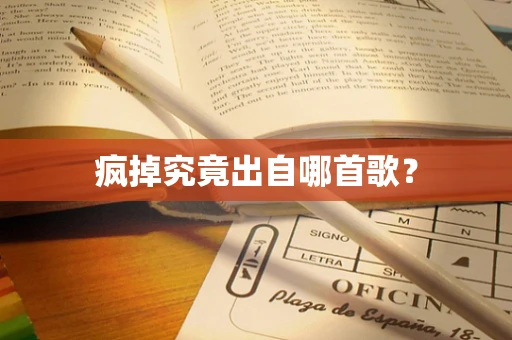 疯掉究竟出自哪首歌？