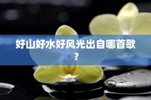 好山好水好风光出自哪首歌？