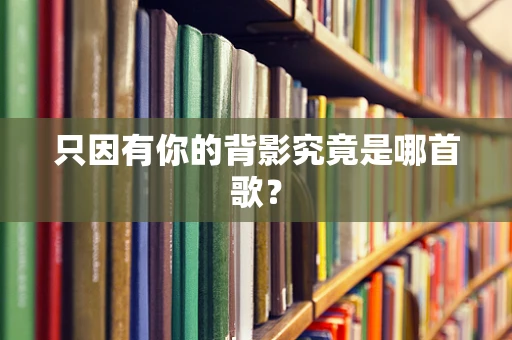 只因有你的背影究竟是哪首歌？
