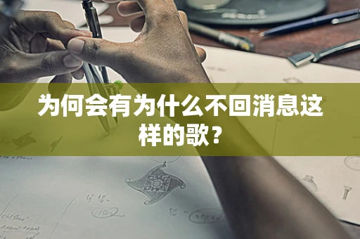 为何会有为什么不回消息这样的歌？