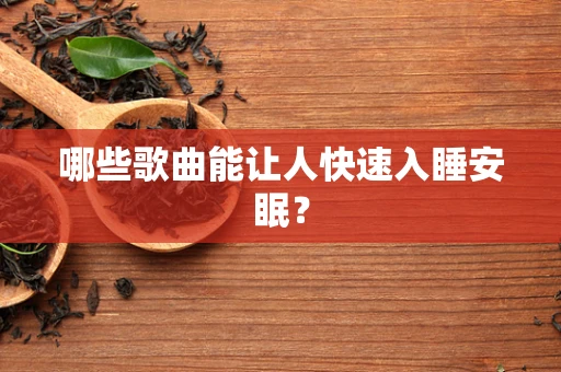 哪些歌曲能让人快速入睡安眠？