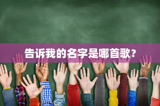 告诉我的名字是哪首歌？