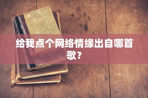 给我点个网络情缘出自哪首歌？