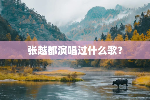 张越都演唱过什么歌？