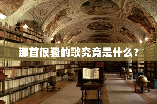 那首很骚的歌究竟是什么？