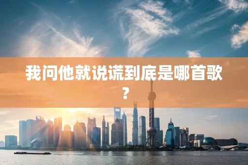 我问他就说谎到底是哪首歌？