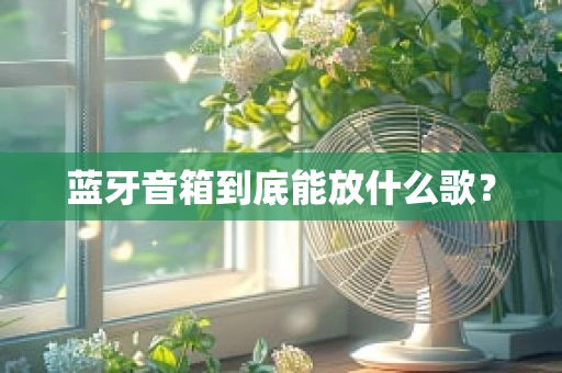 蓝牙音箱到底能放什么歌？