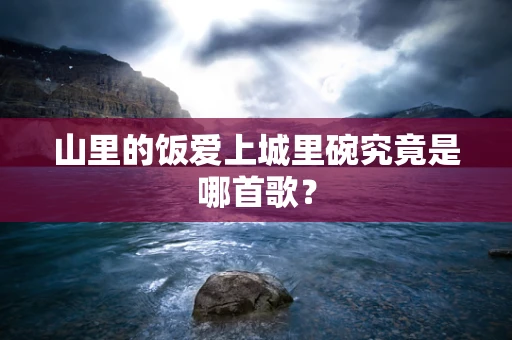 山里的饭爱上城里碗究竟是哪首歌？
