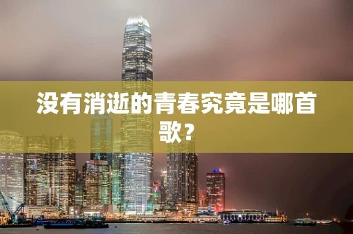 没有消逝的青春究竟是哪首歌？