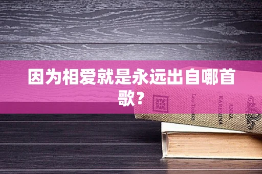 因为相爱就是永远出自哪首歌？