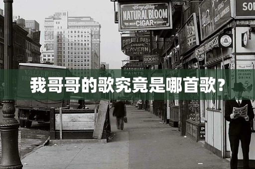 我哥哥的歌究竟是哪首歌？