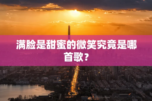 满脸是甜蜜的微笑究竟是哪首歌？