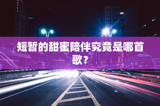 短暂的甜蜜陪伴究竟是哪首歌？
