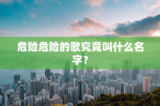 危险危险的歌究竟叫什么名字？