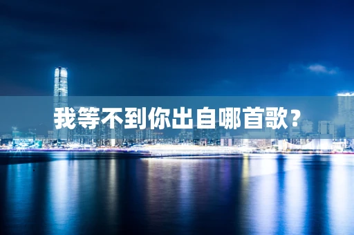 我等不到你出自哪首歌？