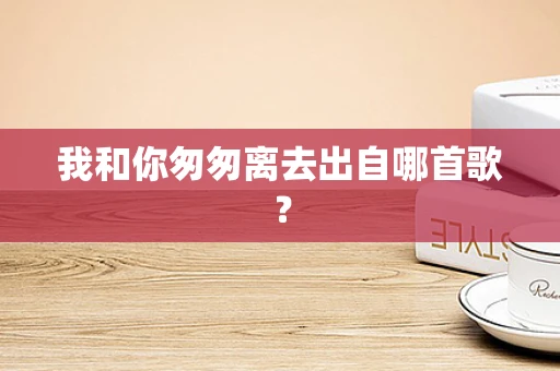 我和你匆匆离去出自哪首歌？
