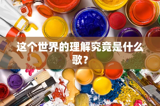 这个世界的理解究竟是什么歌？