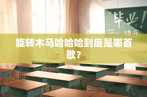 旋转木马哈哈哈到底是哪首歌？