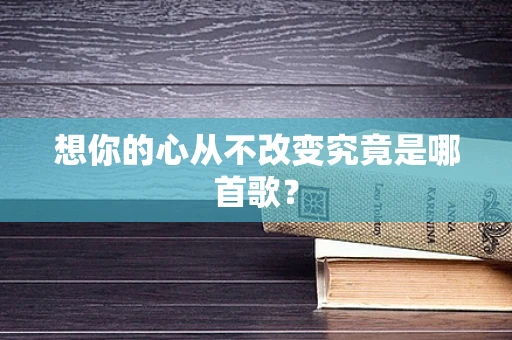 想你的心从不改变究竟是哪首歌？