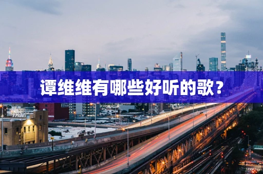 谭维维有哪些好听的歌？