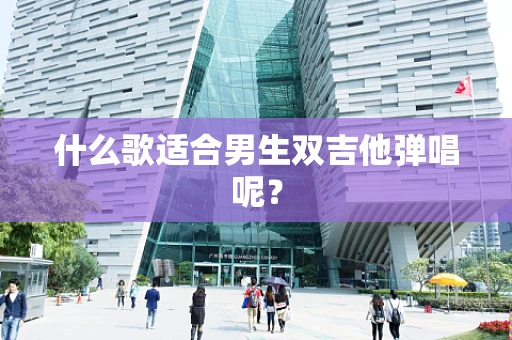 什么歌适合男生双吉他弹唱呢？