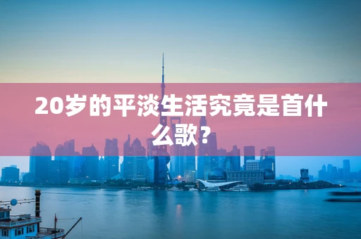 20岁的平淡生活究竟是首什么歌？