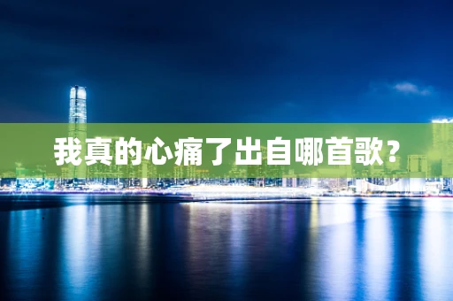 我真的心痛了出自哪首歌？