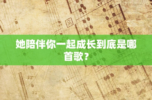她陪伴你一起成长到底是哪首歌？