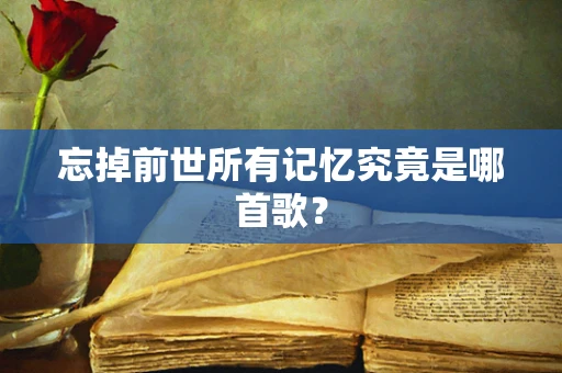 忘掉前世所有记忆究竟是哪首歌？