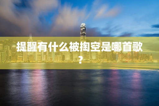 提醒有什么被掏空是哪首歌？