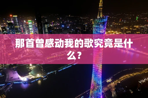 那首曾感动我的歌究竟是什么？