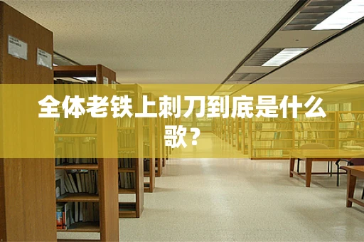 全体老铁上刺刀到底是什么歌？