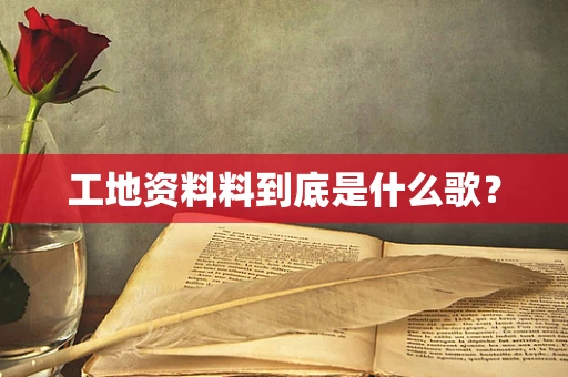 工地资料料到底是什么歌？