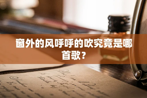 窗外的风呼呼的吹究竟是哪首歌？