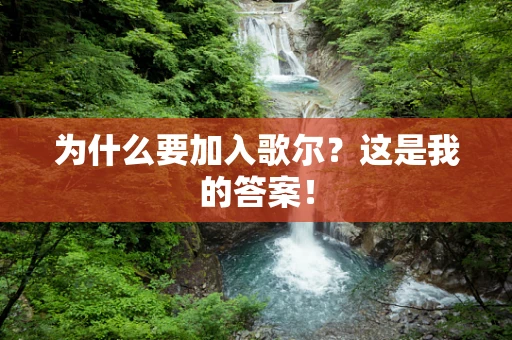 为什么要加入歌尔？这是我的答案！