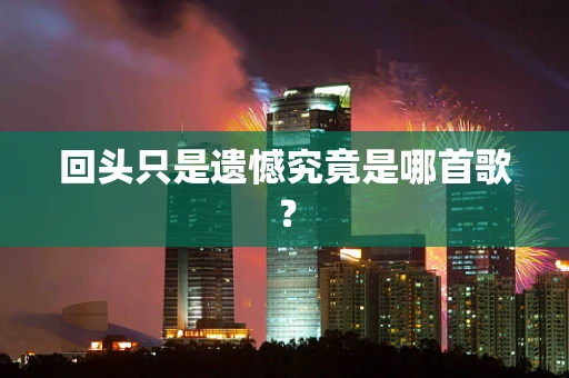 回头只是遗憾究竟是哪首歌？