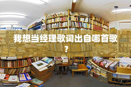 我想当经理歌词出自哪首歌？