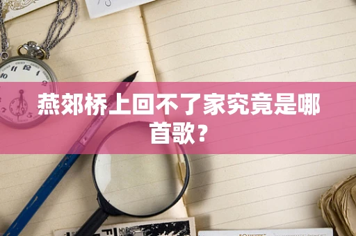 燕郊桥上回不了家究竟是哪首歌？