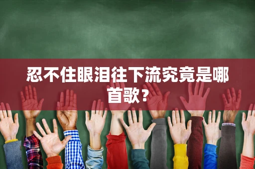 忍不住眼泪往下流究竟是哪首歌？
